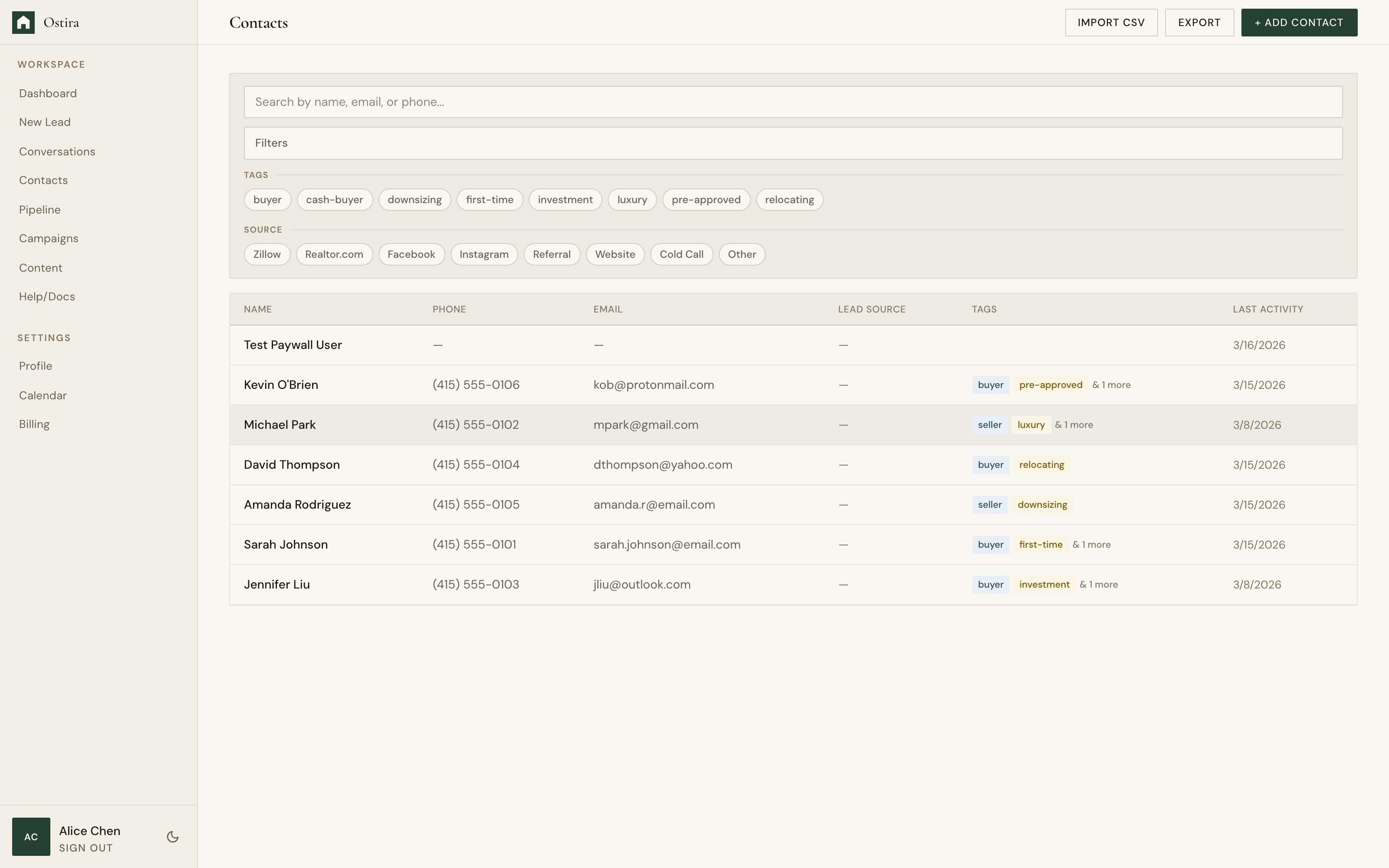 Desktop screenshot for Do Not Contact Behavior: Mark a contact as Do Not Contact.