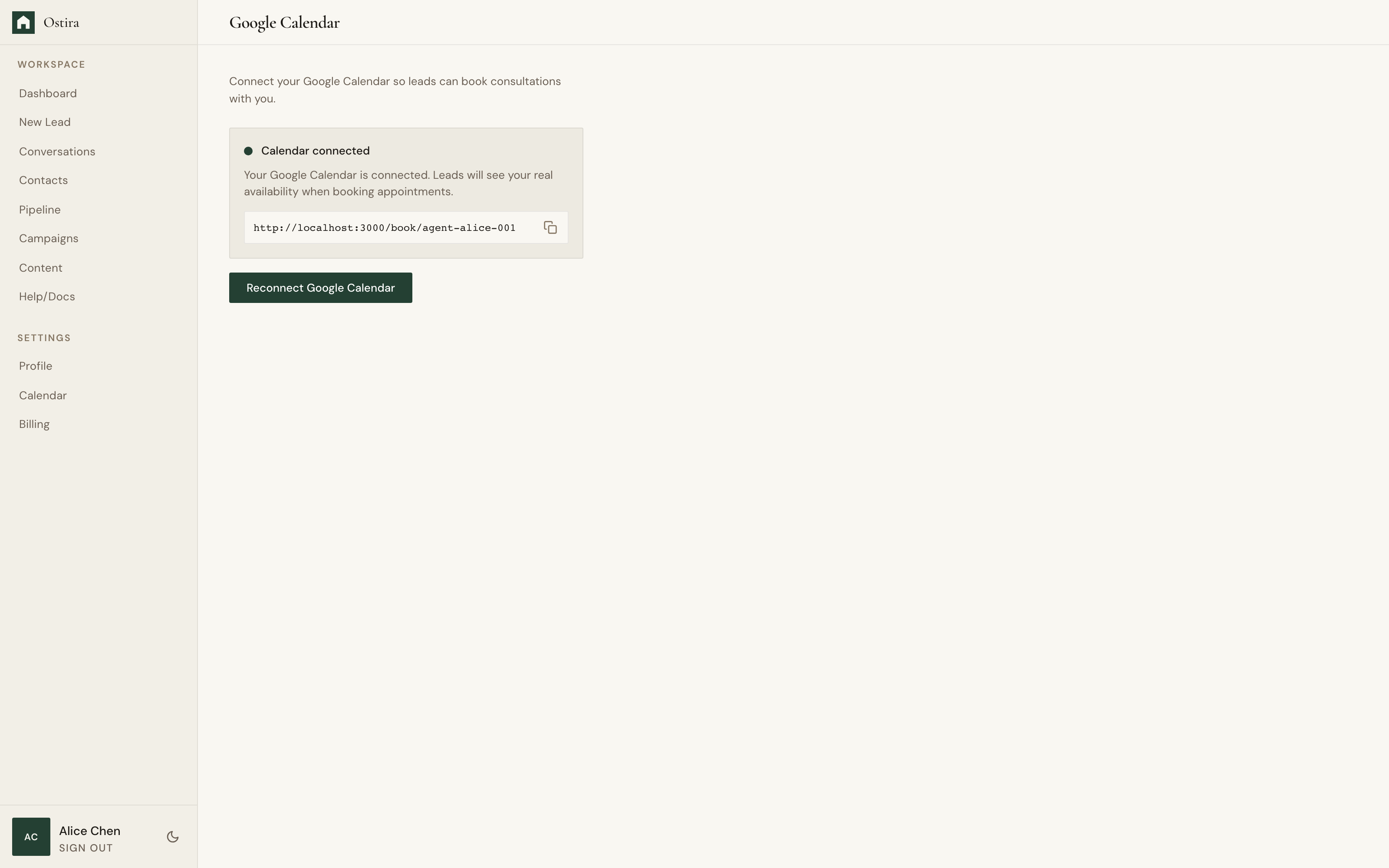 Desktop screenshot for Fix Calendar Connection Issues: Reconnect authorization and complete provider consent.