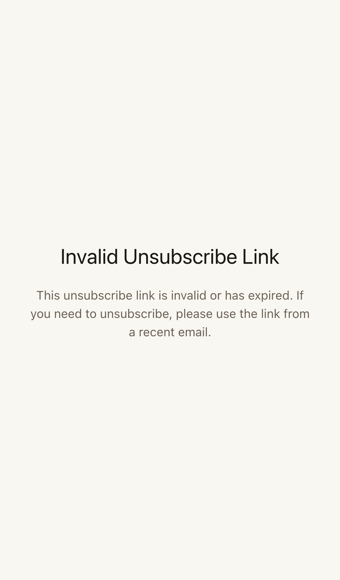 Mobile screenshot for Unsubscribe and Email Preferences: Confirm opt-out behavior is reflected in contact state.